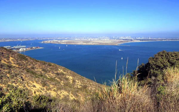 Vue San Diego Californie Depuis Monument National Cabrillo Point Loma — Photo