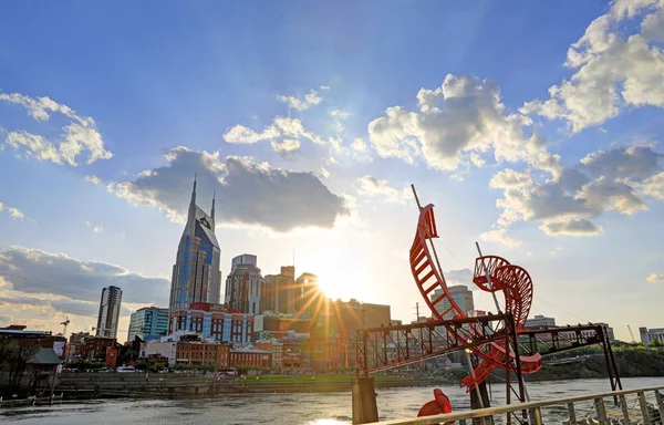 Nashville Tennessee Verenigde Staten April 2018 Downtown Nashville Tennessee Music — Stockfoto