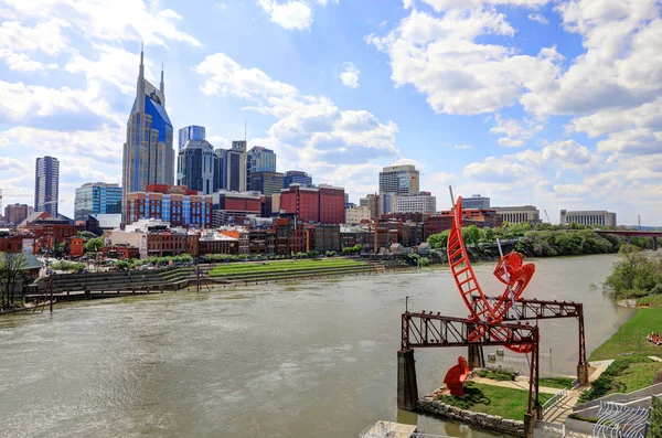 Nashville Tennessee Usa April 2018 Downtown Nashville Tennessee Music City — Stockfoto