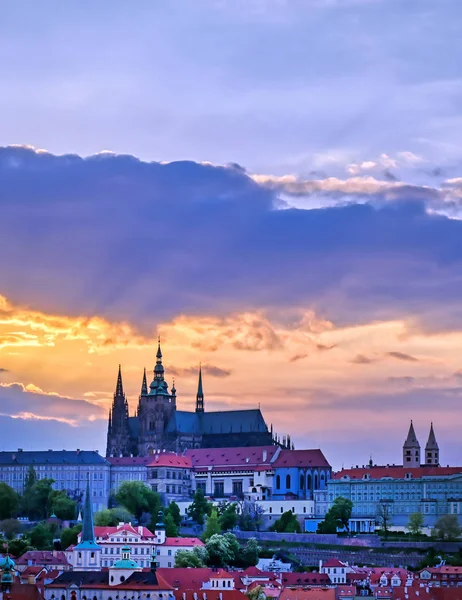 View Prague Castle Vltava River Prague Czech Republic — Stock Photo, Image