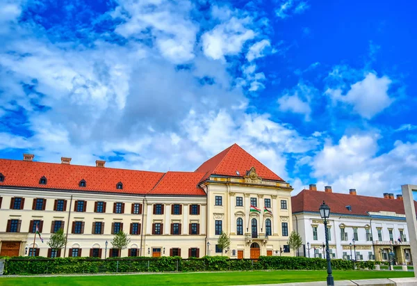 Budapest Hongrie Mai 2019 Palais Présidentiel Hongrois Situé Côté Complexe — Photo