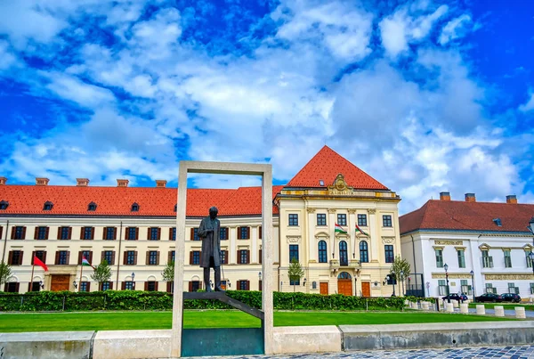 Budapest Hongrie Mai 2019 Palais Présidentiel Hongrois Situé Côté Complexe — Photo