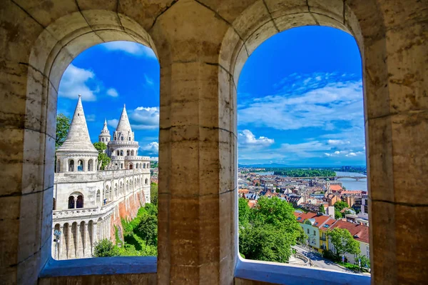 Fisherman Bastion Located Buda Castle Complex Budapest Hungary — 스톡 사진