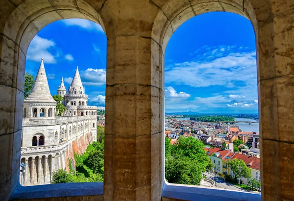 Fisherman Bastion Located Buda Castle Complex Budapest Hungary — 스톡 사진