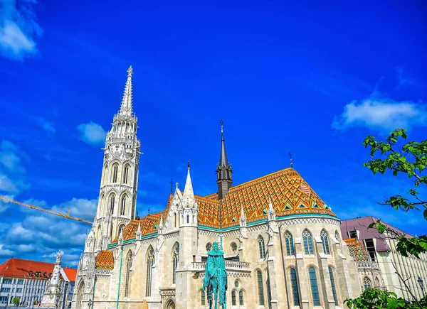 Budapeşte Macaristan Bulunan Daha Çok Matthias Kilisesi Olarak Bilinen Buda — Stok fotoğraf