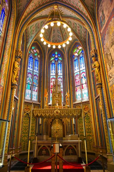 Budapest Hungary May 2019 Interior Church Assumption Buda Castle More — Stock Photo, Image