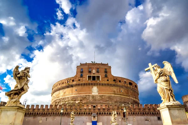 Castel Sant Angelo Localizado Rio Tibre Roma Itália — Fotografia de Stock
