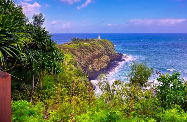 Kilauea Lighthouse Coast Kauai Hawaii — Stock Photo, Image