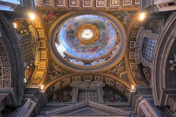 Vatikánváros 2019 Május Szent Péter Bazilika Belseje Vatikánvárosi Szent Péter — Stock Fotó