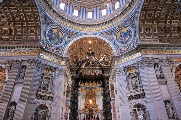 Vatican City May 2019 Interior Peter Basilica Peter Square Vatican — Stock Photo, Image
