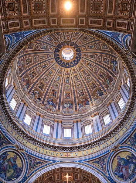 Città Del Vaticano Maggio 2019 Interno Della Basilica San Pietro — Foto Stock