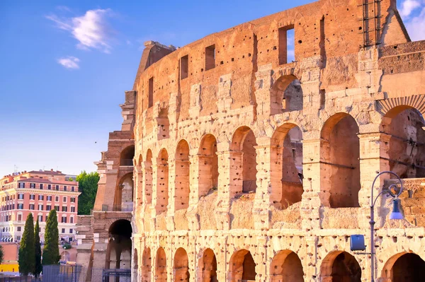 Colosseum Ligger Rom Italien — Stockfoto