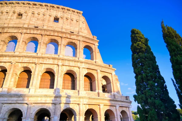 Colosseum Található Róma Olaszország — Stock Fotó