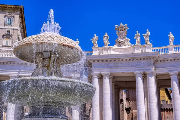 Vatikanstaten Maj 2019 Peterstorget Vatikanstaten Nära Rom Italien — Stockfoto