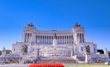 Roma, İtalya - 1 Haziran 2019 - Roma, İtalya 'da bulunan Anavatan Sunağı.