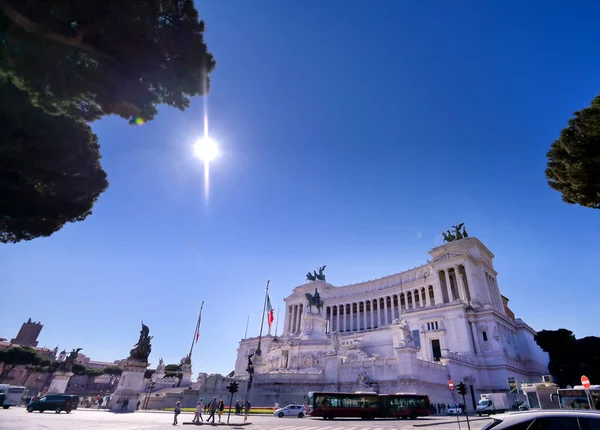 Rom Italien Juni 2019 Faderlandsaltaret Rom Italien — Stockfoto