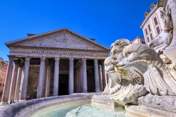 Utsidan Pantheon Ligger Rom Italien — Stockfoto