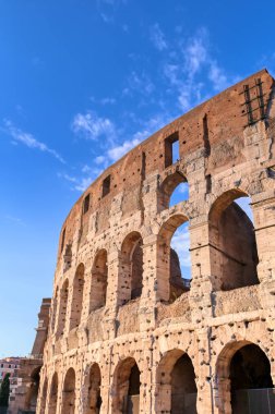 The Roman Colosseum in located in Rome, Italy.