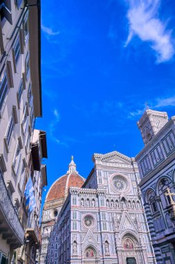 Floransa, İtalya 'daki Floransa Katedrali' nin gündüz görüntüsü.