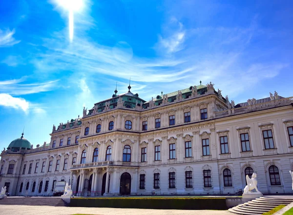 Вена Австрия Мая 2019 Года Барочный Дворец Бельведер Исторический Комплекс — стоковое фото
