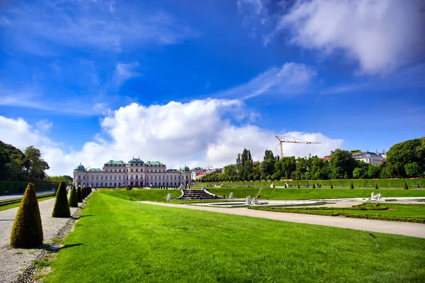 Wien Österreich Mai 2019 Barockschloss Belvedere Ist Ein Historischer Gebäudekomplex — Stockfoto