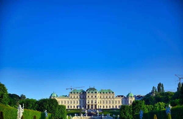 Wenen Oostenrijk Mei 2019 Het Barokke Paleis Belvedere Een Historisch — Stockfoto