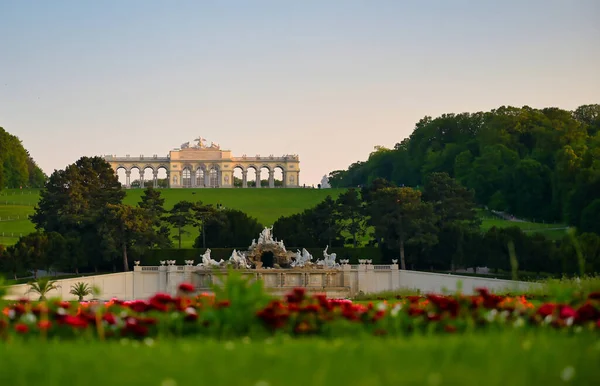 Viena Áustria Maio 2019 Glorietta Localizado Schonbrunn Palace Park Schloss — Fotografia de Stock