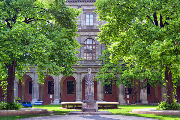 Vienna, Austria - May 19, 2019 - The University of Vienna is a public university located in Vienna, Austria. 