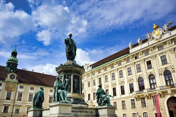 Wien Österreich Mai 2019 Die Statue Kaiser Franz Die Pompeo — Stockfoto