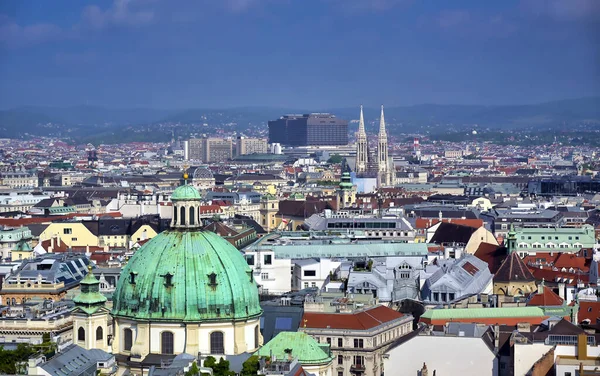 Aerial View Vienna Austria Stephen Cathedral Stock Photo