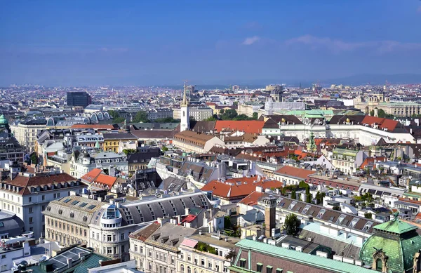 Aerial View Vienna Austria Stephen Cathedral Stock Photo