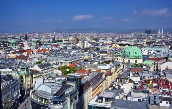 Aerial View Vienna Austria Stephen Cathedral Stock Photo
