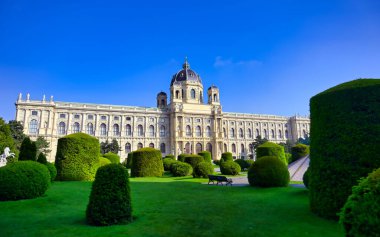 Viyana, Avusturya - 18 Mayıs 2019 - Avusturya Viyana 'daki Kunsthistorisches Müzesi veya Güzel Sanatlar Müzesi.