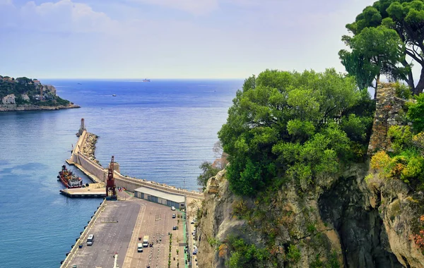 Lighthouse Port Nice Mediterranean Sea Nice France French Riviera — Stock Photo, Image