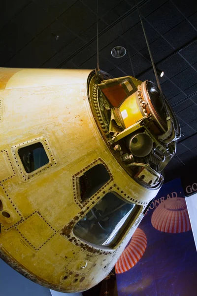 Opdracht Capsule van Apollo, National Air and Space Museum in wassen Stockfoto