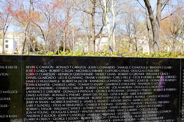 Washington Vietnam Veterans Memorial Washington Vietnam Memorial Wall Designed Maya — Stock Photo, Image