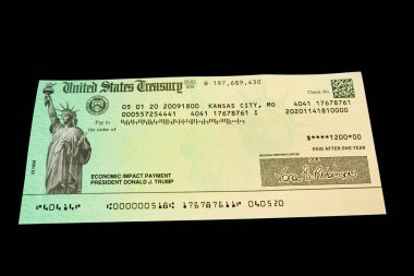 Corona virüsü Covid 19 ekonomik etki ödeme uyaranı Donal J. Trump 'ı kontrol et.