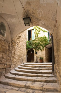 İn Puglia İtalya Adriyatik kıyısında Giovinazzo şehir