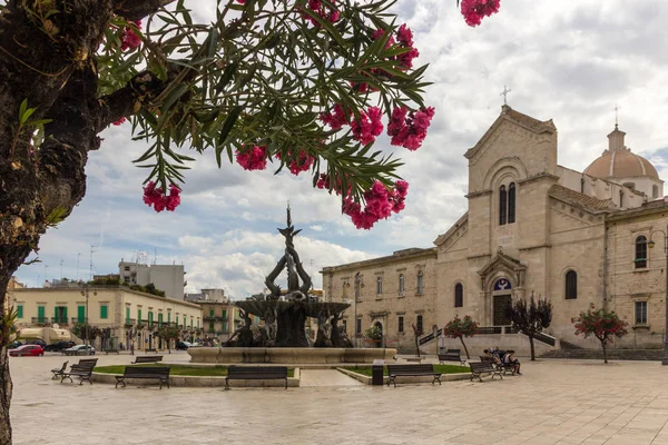 Puglia Talya Adriyatik Kıyısında Giovinazzo Şehir — Stok fotoğraf