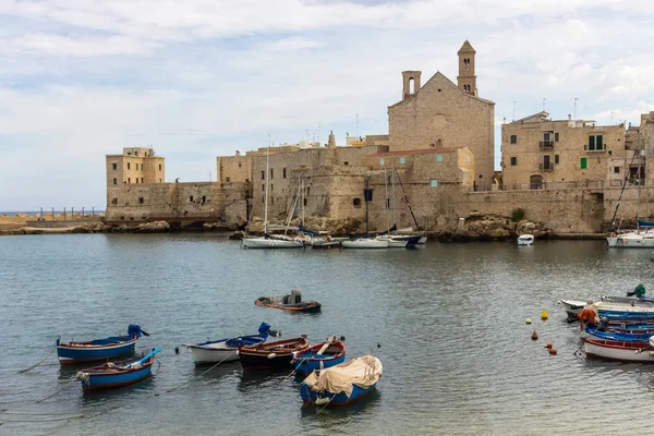 Puglia Talya Adriyatik Kıyısında Giovinazzo Şehir — Stok fotoğraf