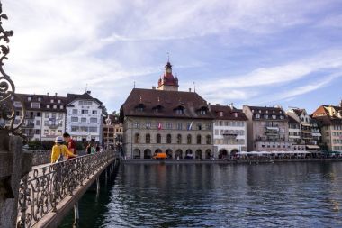 İsviçre Apls'şehirde Lucerne