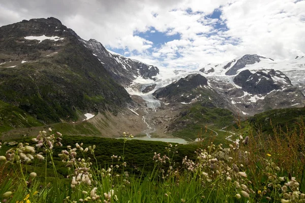 Susten Carretera Montaña Glaciar Suiza Los Alpes —  Fotos de Stock