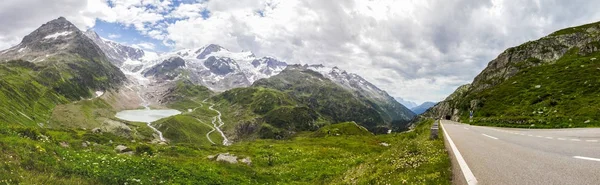 Susten Estrada Montanha Geleira Suíça Alpes — Fotografia de Stock