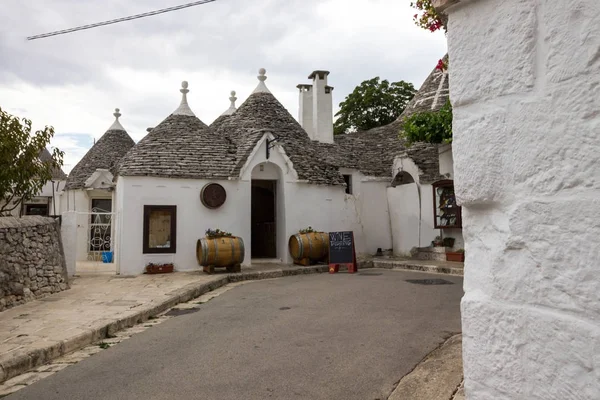 Casas Trulli Arbelobello Puglia Itália — Fotografia de Stock