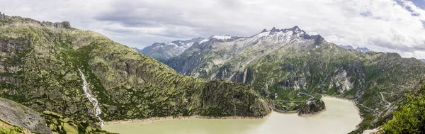 Oberaar Carretera Panorámica Montaña Glaciar Suiza Los Alpes —  Fotos de Stock