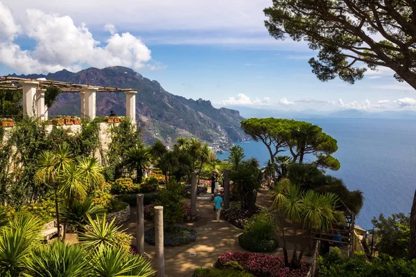 Ravello Για Ακτή Αμάλφι Κοντά Στη Νάπολη Στην Περιφέρεια Της — Φωτογραφία Αρχείου