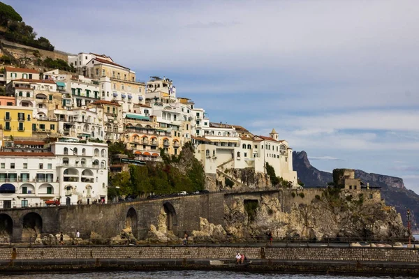 Амальфи Узбережжя Амальфі Неподалік Від Неаполя Італії — стокове фото