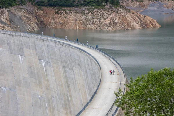 Barrage Emosson Switzerland Alps — Stock Photo, Image