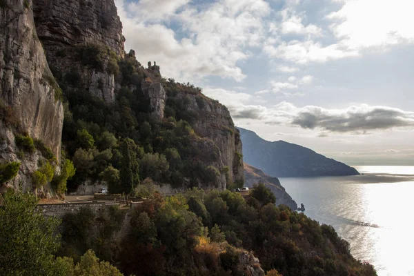 Amalfi Coast Sorrento Yarımadası Nda Talya — Stok fotoğraf