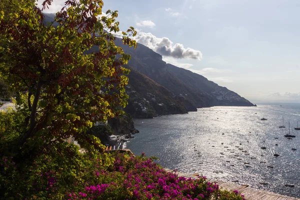 Ακτή Αμάλφι Στη Χερσόνησο Sorrento Στην Ιταλία — Φωτογραφία Αρχείου